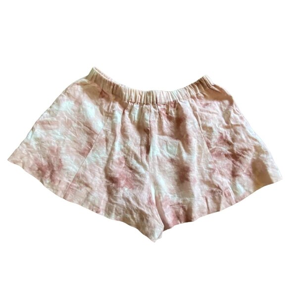 Forever 21 High Rise Pull On Shorts W/ Pockets-Pink White-Size Small-GUC - Picture 3 of 4